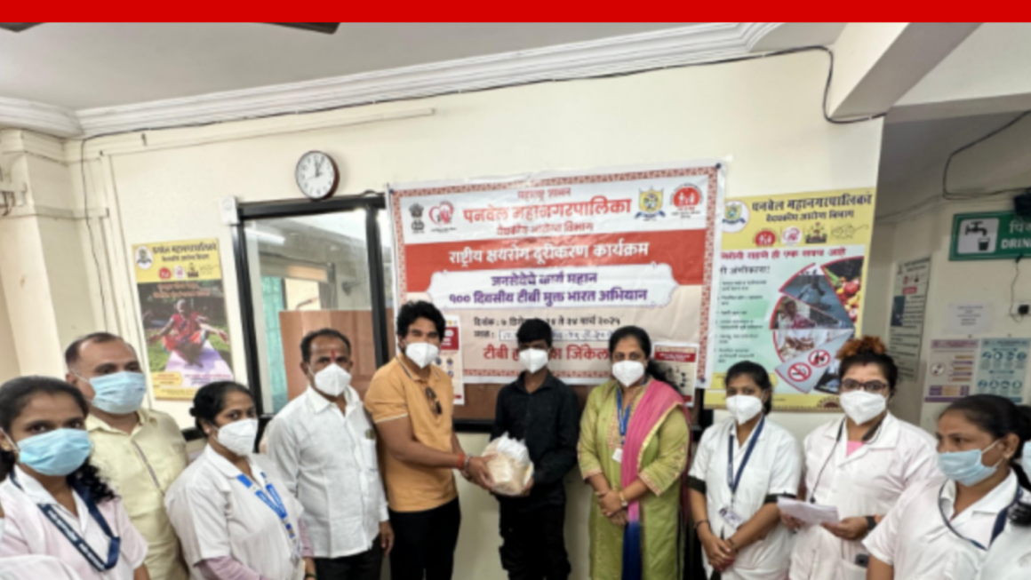 माजी नगरसेवक विकास घरत यांनी कामोठेमधील ५ क्षयरोगग्रस्तांना केली मदत