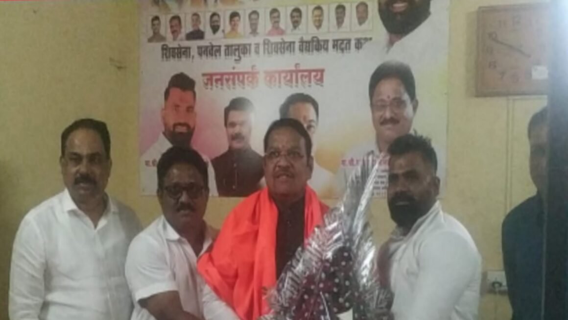 शिवसेना पनवेल तालुका तसेच शिवसेना वैद्यकीय कक्ष कार्यालयास खा.श्रीरंग बारणे यांनी दिली भेट