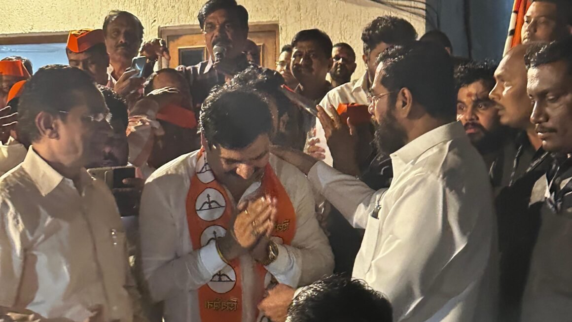 मराठा समाजाचे नेतृत्व विनोद साबळे यांनी केला शिवसेनेत प्रवेश