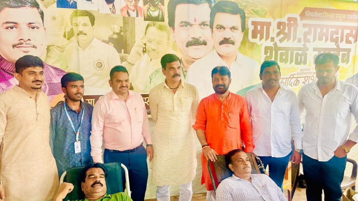 रक्तदाते युवक हिच राष्ट्राची संपत्तीरामदास शेवाळे:कळंबोली मध्ये रक्तदान शिबिर उत्साहात