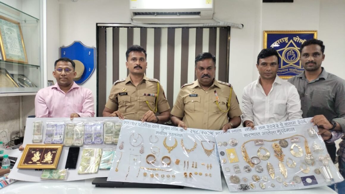 घरकाम करणाऱ्या नोकराने ४२ लाख ६० हजार किमतीचे दागिने पळविले; खारघर पोलिसांनी केली मुद्देमालासह अटक