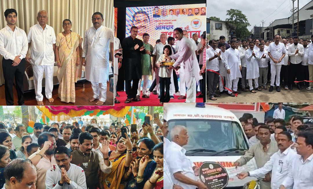 समाजप्रिय नेतृत्व आमदार प्रशांत ठाकूर यांचा वाढदिवस समाजोपयोगी उपक्रमांनी साजरा; राज्यभरातून शुभेच्छांचा वर्षाव; मुख्यमंत्री, उपमुख्यमंत्री, प्रदेशाध्यक्ष यांच्यासह अनेक मान्यवरांकडून शुभेच्छा