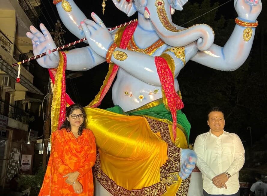 पनवेलचा ओंकारेश्वर आगमन सोहळा संपन्न श्री.प्रितमदादा म्हात्रे यांची प्रमुख उपस्थिती