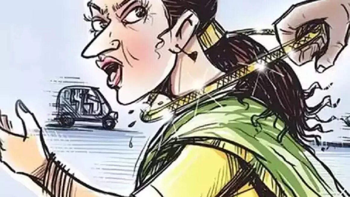 पनवेलमध्ये विवाहितेवर हल्ला; चोरट्यांनी ५० हजारांचे मंगळसूत्र लंपास