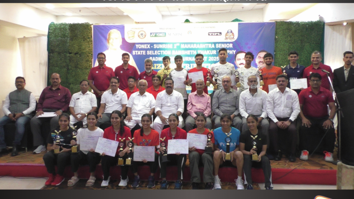योनिक्स सनराईज द्वितीय महाराष्ट्र सीनियर स्टेट सिलेक्शन रामशेठ ठाकूर ट्रॉफी बॅडमिंटन स्पर्धा मोठ्या उत्साहात संपन्न