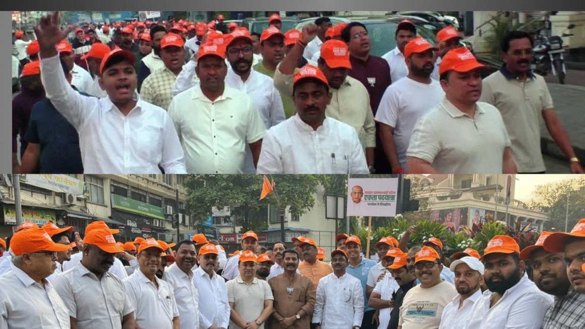 सरदार @१५० एकता पदयात्रा ; पनवेल ते शिरढोण पदयात्रेत आमदार प्रशांत ठाकूर यांच्यासह मोठ्या संख्येने नागरिक व कार्यकर्त्यांचा सहभाग