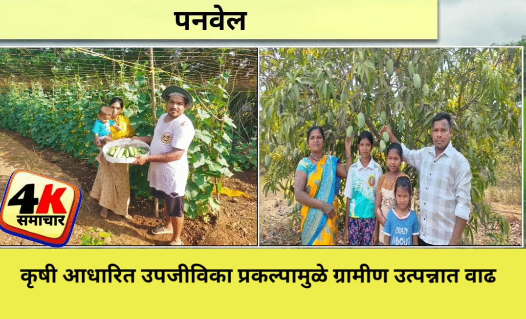 कृषी आधारित उपजीविका प्रकल्पामुळे ग्रामीण उत्पन्नात वाढ
