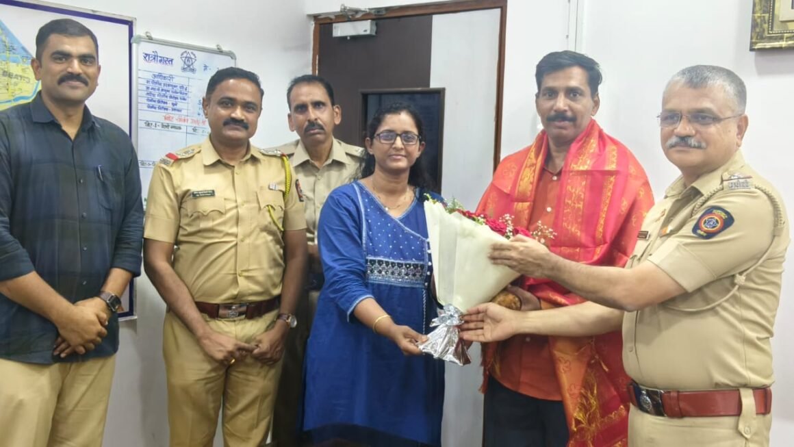 पनवेल शहर पोलीस ठाण्याचे सहाय्यक पोलीस निरीक्षक कृष्णा धामापूरकर यांना बढती